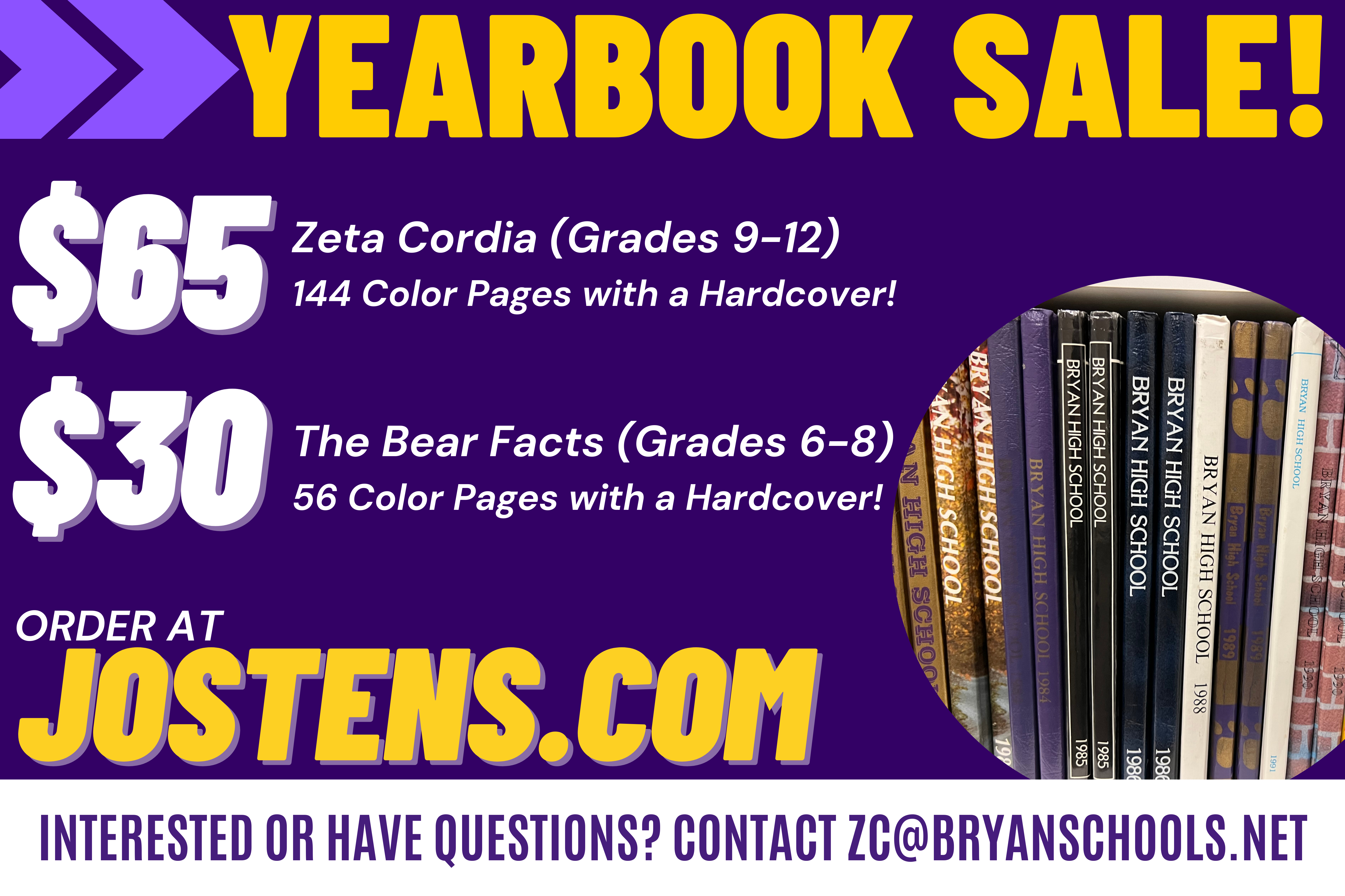 Yearbook Sale